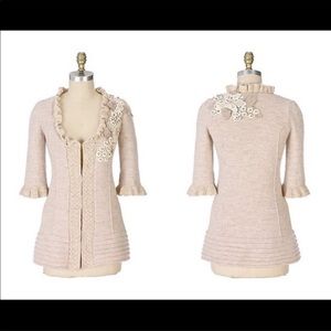 Anthropologie HWR Havilland Sweater Coat